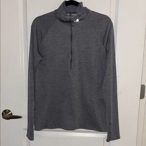 Women’s Under Armour Gray Quarter-Zip Sweater, Size Large